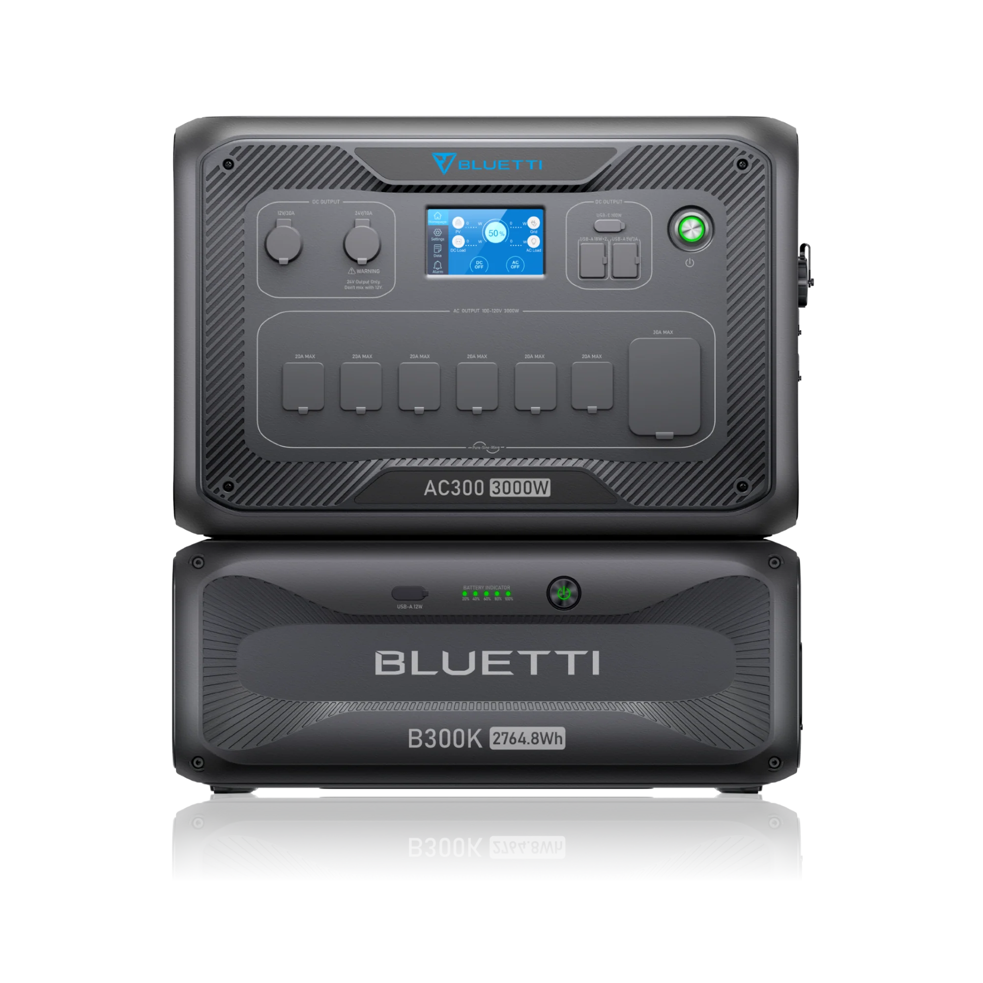 Bluetti AC300 with one B300K battery